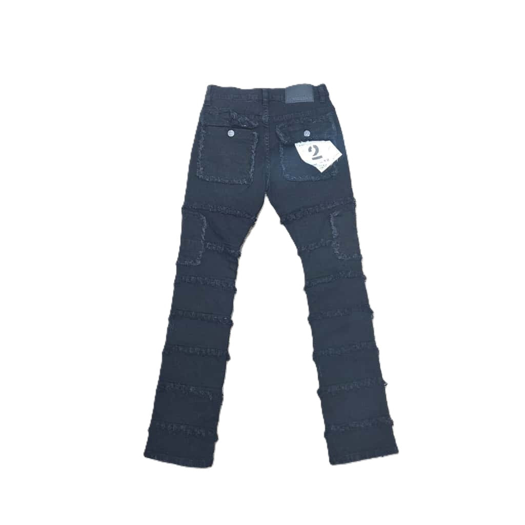 Fwrd Denim Kids Flap Pocket Stacked Jean With Frills
