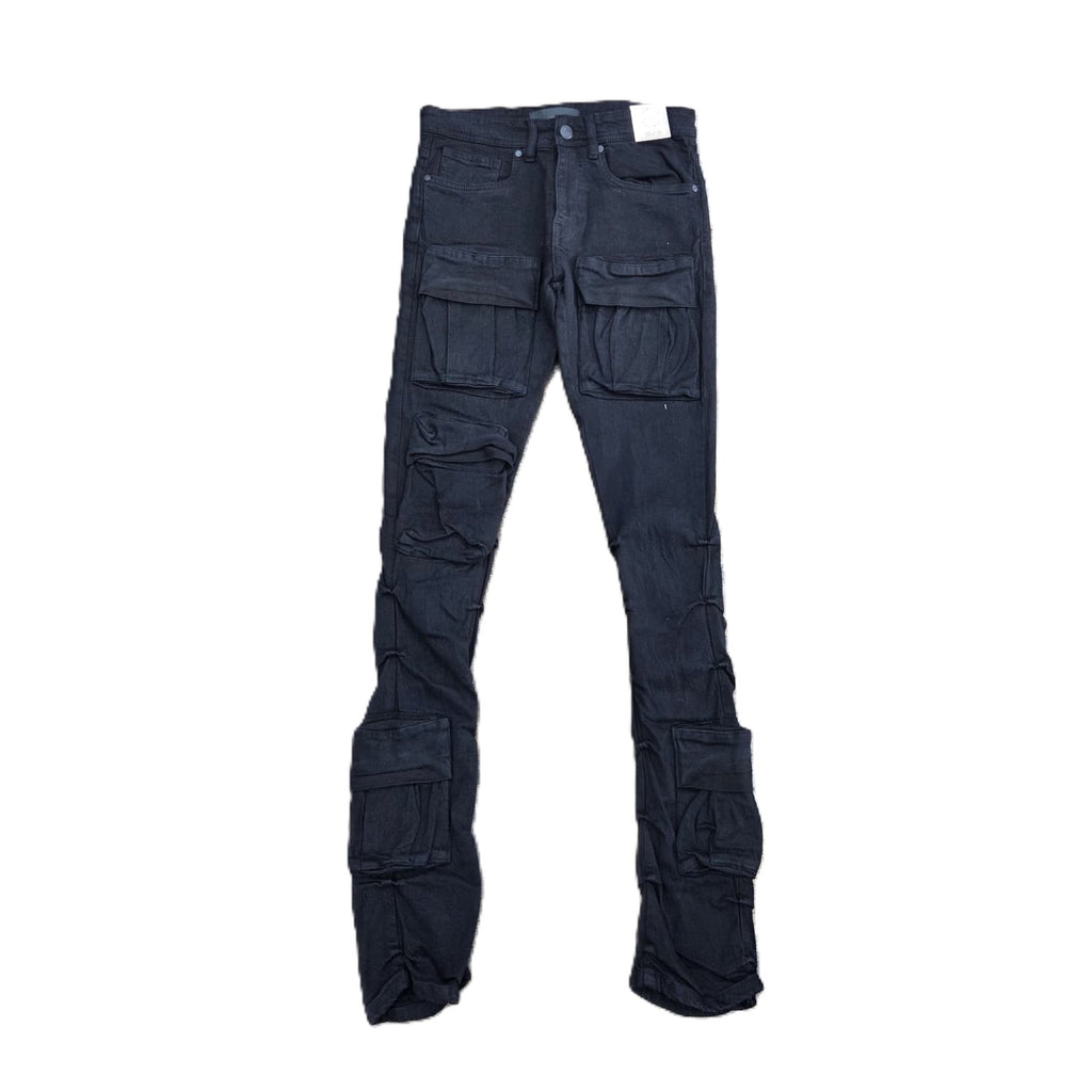 Arketype Multi Pocket Cargo Flare / Stacked Jean