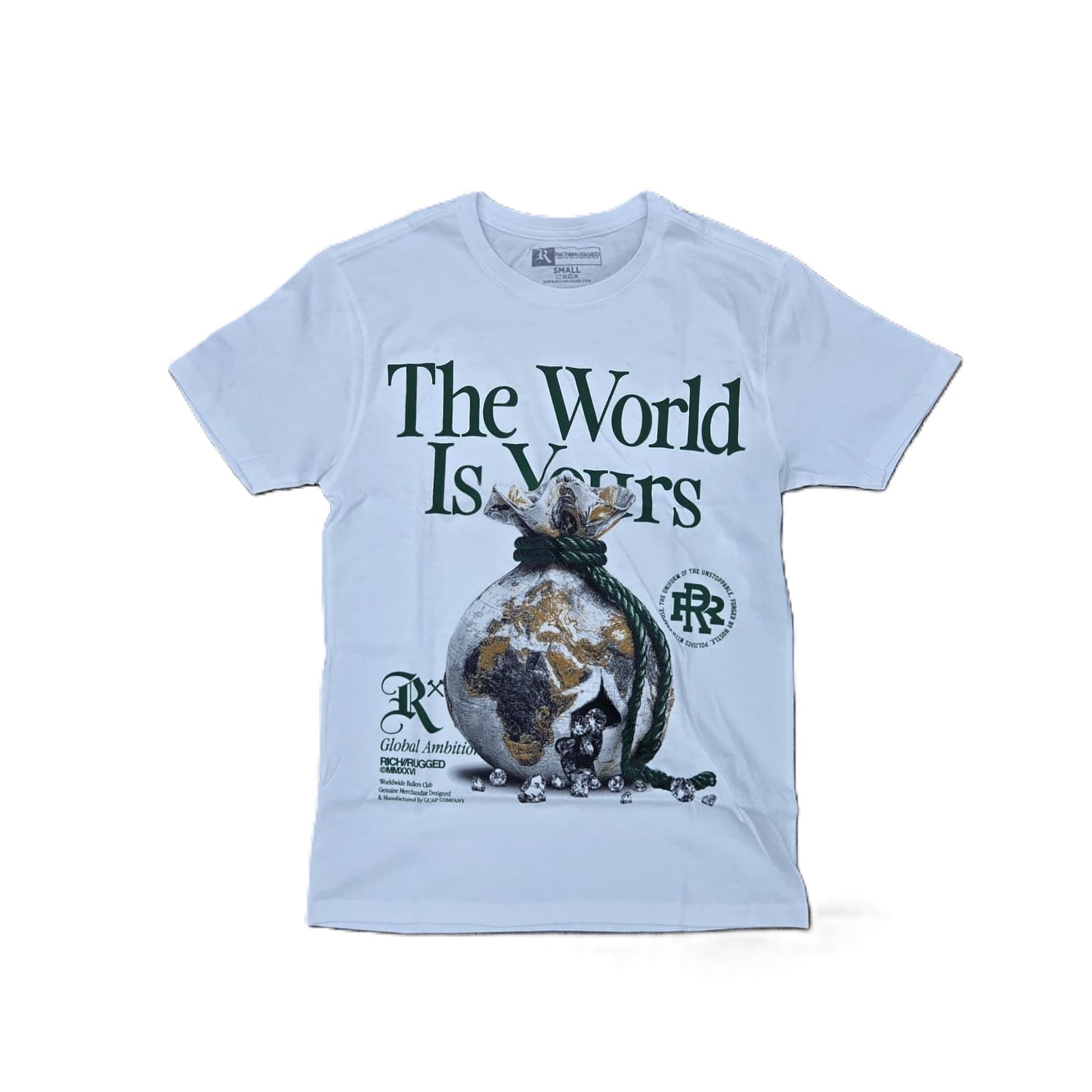 Rich & Rugged The World Is Yours Tee