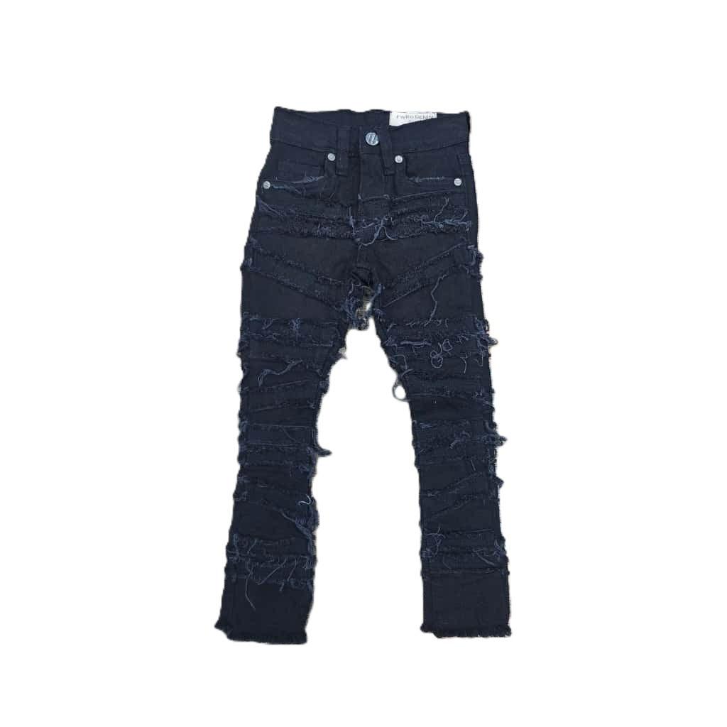 Fwrd Denim Toddler Stacked Jean With Frills