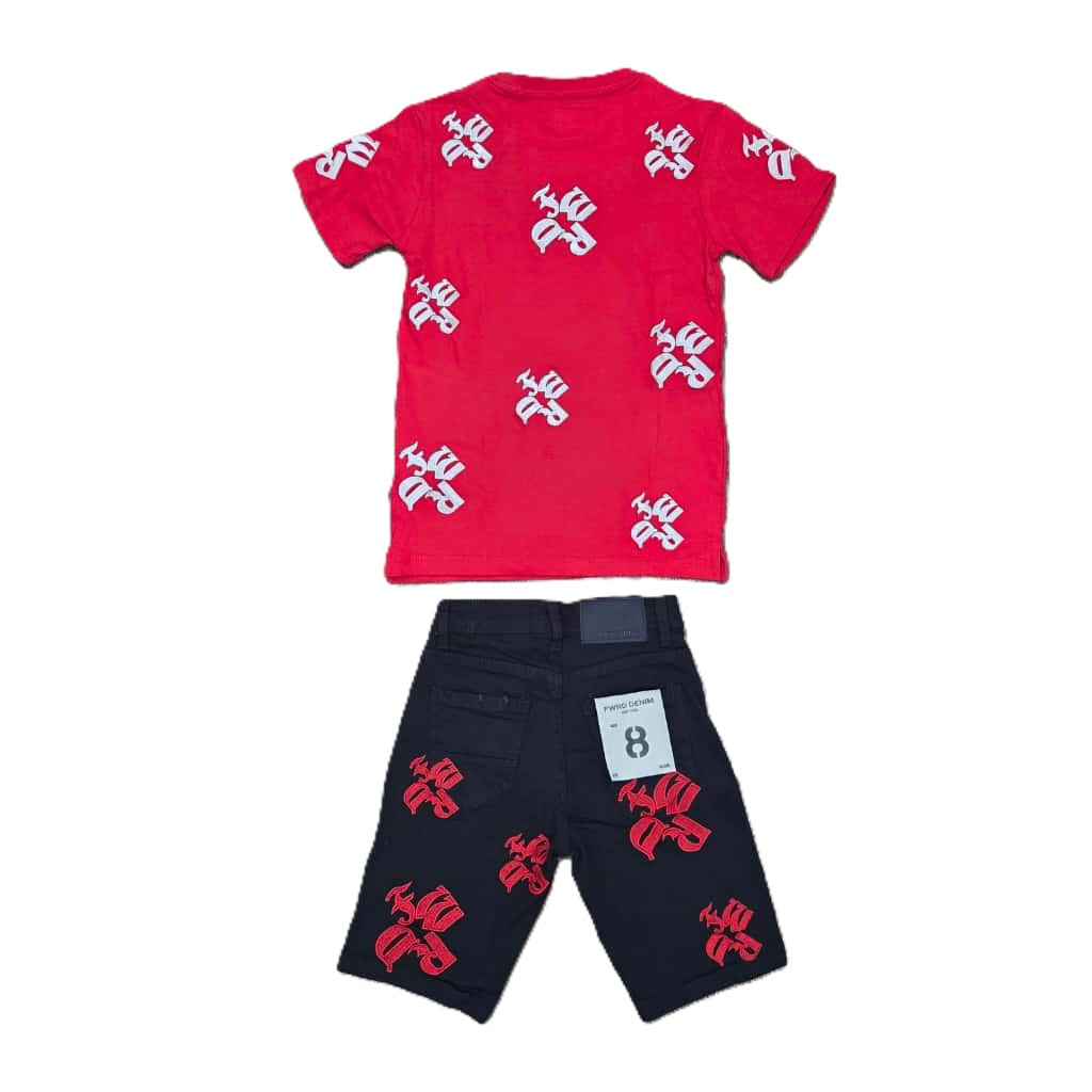 Fwrd Denim AOP Short Set